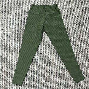 Booty by Brabants Olive Textured Leggings
